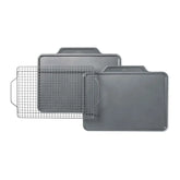 Pro-Release Nonstick Bakeware; 3 piece Cookie Sheet Set