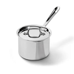D3 Stainless 3-ply Bonded Cookware, Sauce Pan with lid, 2 quart