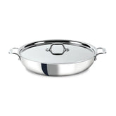 D3 Stainless 3-ply Bonded Cookware, Sunday Supper Pan with Lid, 7 quart