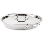D3 Stainless 3-ply Bonded Cookware, Universal Pan with lid, 3 quart