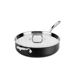 NS Pro Nonstick Cookware, Nonstick Sauté Pan with lid, 6 quart