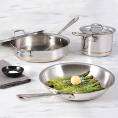 Copper Core 5-ply Bonded Cookware Set, 5 Piece