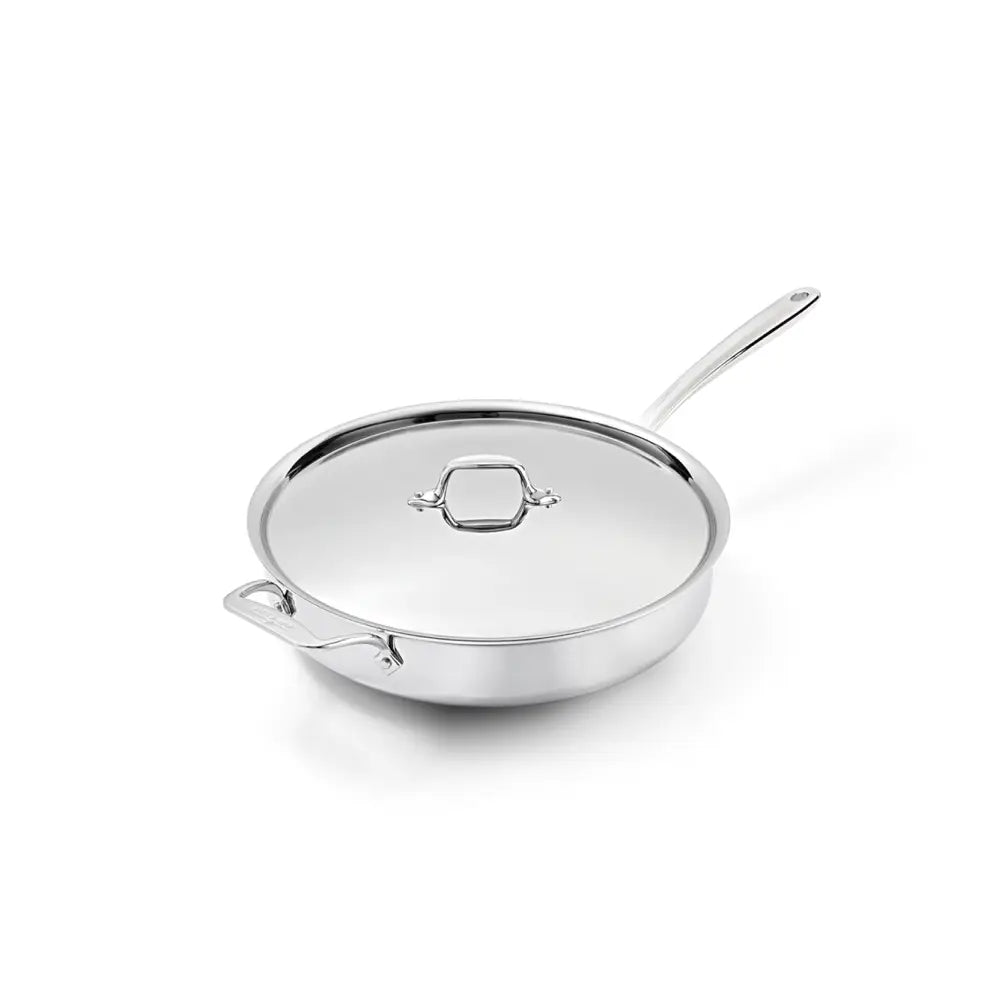G5® Graphite Core Stainless Steel 5-ply Bonded Cookware, Sauté Pan with Lid, 6 quart