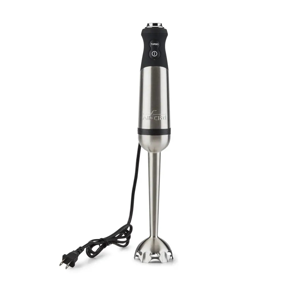 Stainless Steel Immersion Hand Blender, 600 Watts
