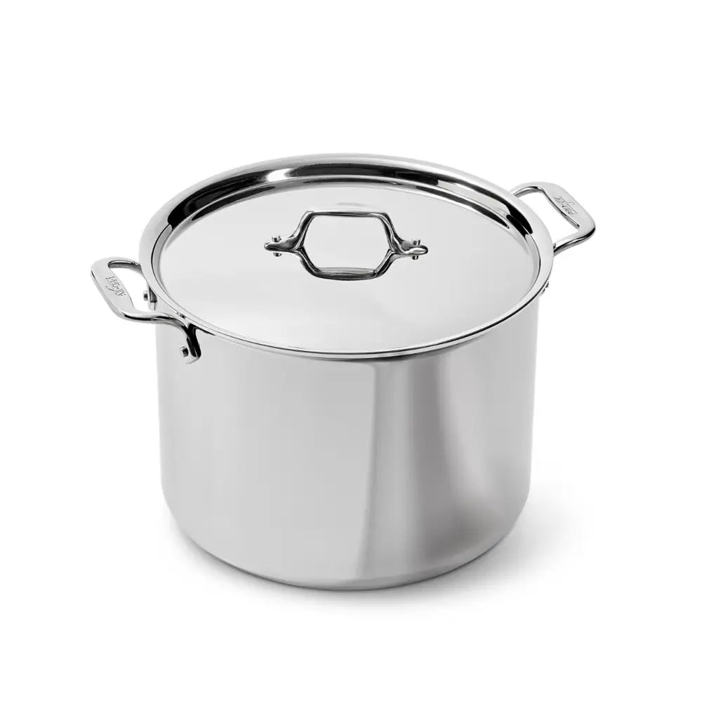 D3 Stainless 3-ply Bonded Cookware, Stockpot with lid, 12 quart