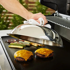 Outdoor Accessories, Stainless Steel Domed Melting Lid, 12.5 inch