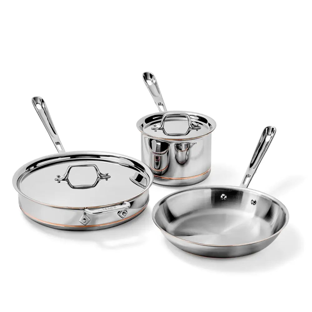 Copper Core 5-ply Bonded Cookware Set, 5 Piece