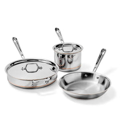 Copper Core 5-ply Bonded Cookware Set, 5 Piece
