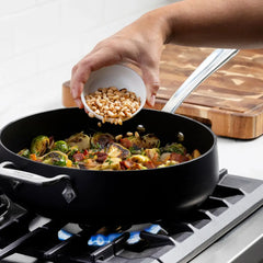 HA1 Expert Cookware, Nonstick Chef's Pan with Lid, 12 inch
