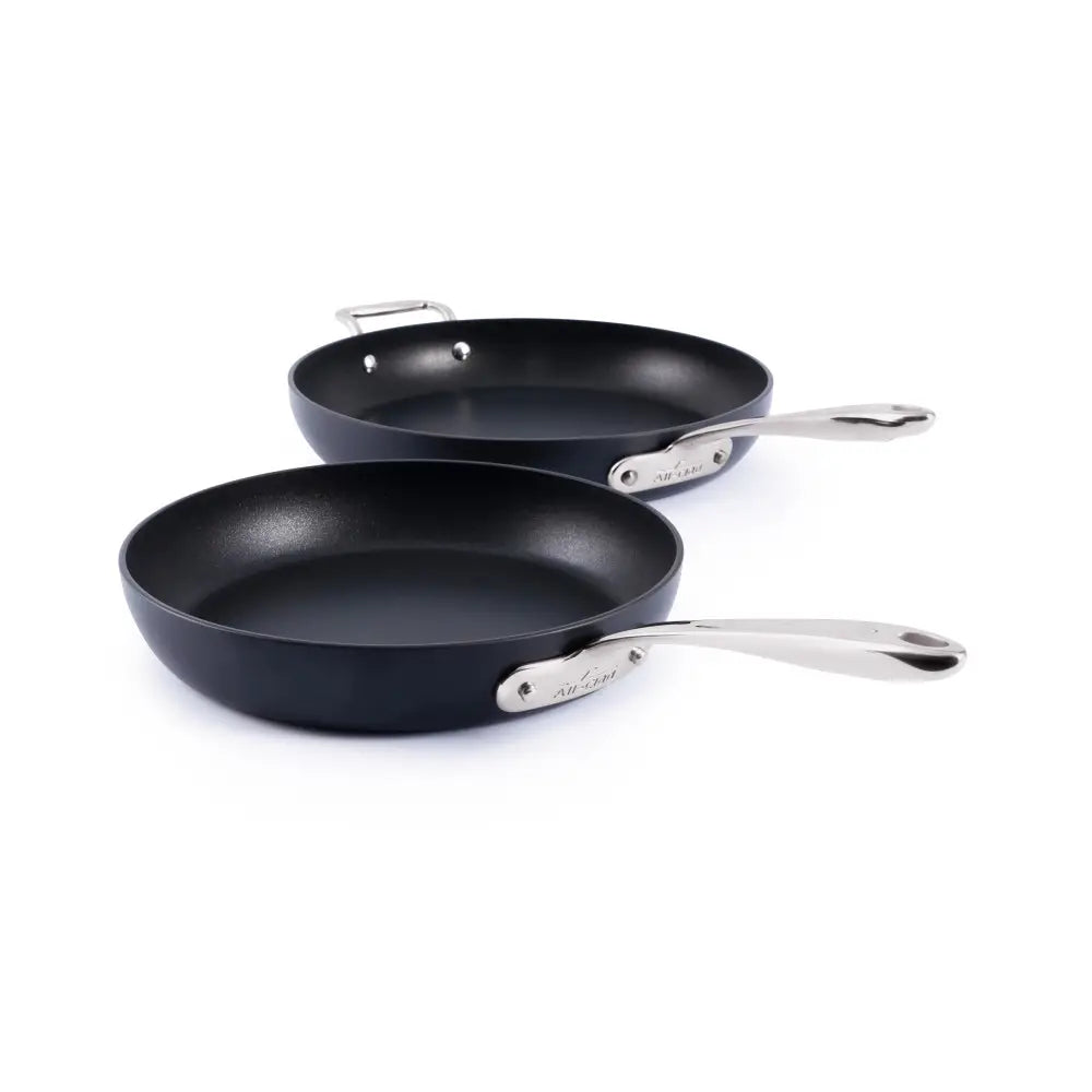 HA1 Expert Cookware, Nonstick 2 Piece Fry Set, 10 &amp; 12 inch