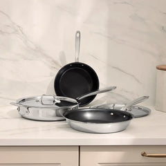 D3 Everyday Pro Nonstick 3-Ply Bonded Cookware, 5 Piece Set