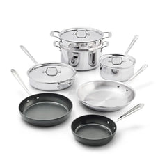 Mixed Material Cookware Set, 10 piece