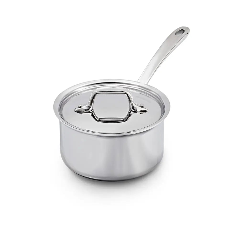 D3 Stainless Everyday 3-ply Bonded Cookware, Sauce Pan with lid, 1.5 quart