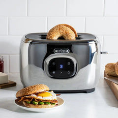 Touchscreen 2 Slice Toaster, Stainless Steel, 7 Browning Levels