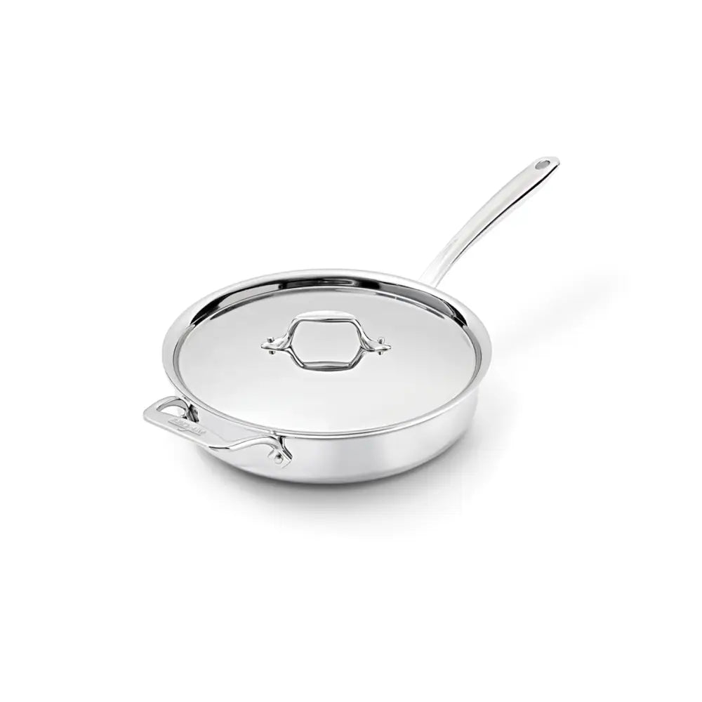 G5® Graphite Core Stainless Steel 5-ply Bonded Cookware, Sauté Pan with Lid, 3 quart