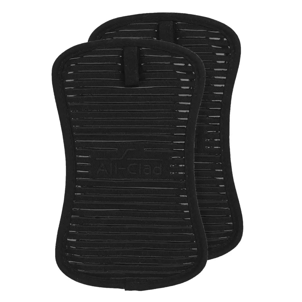 Potholder Set; Black; 2 pieces