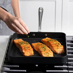 HA1 Expert Cookware, Nonstick Square Grill, 11 inch