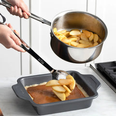 D3 Stainless 3-Ply Bonded Cookware, Sauce Pan with Lid, 3 quart