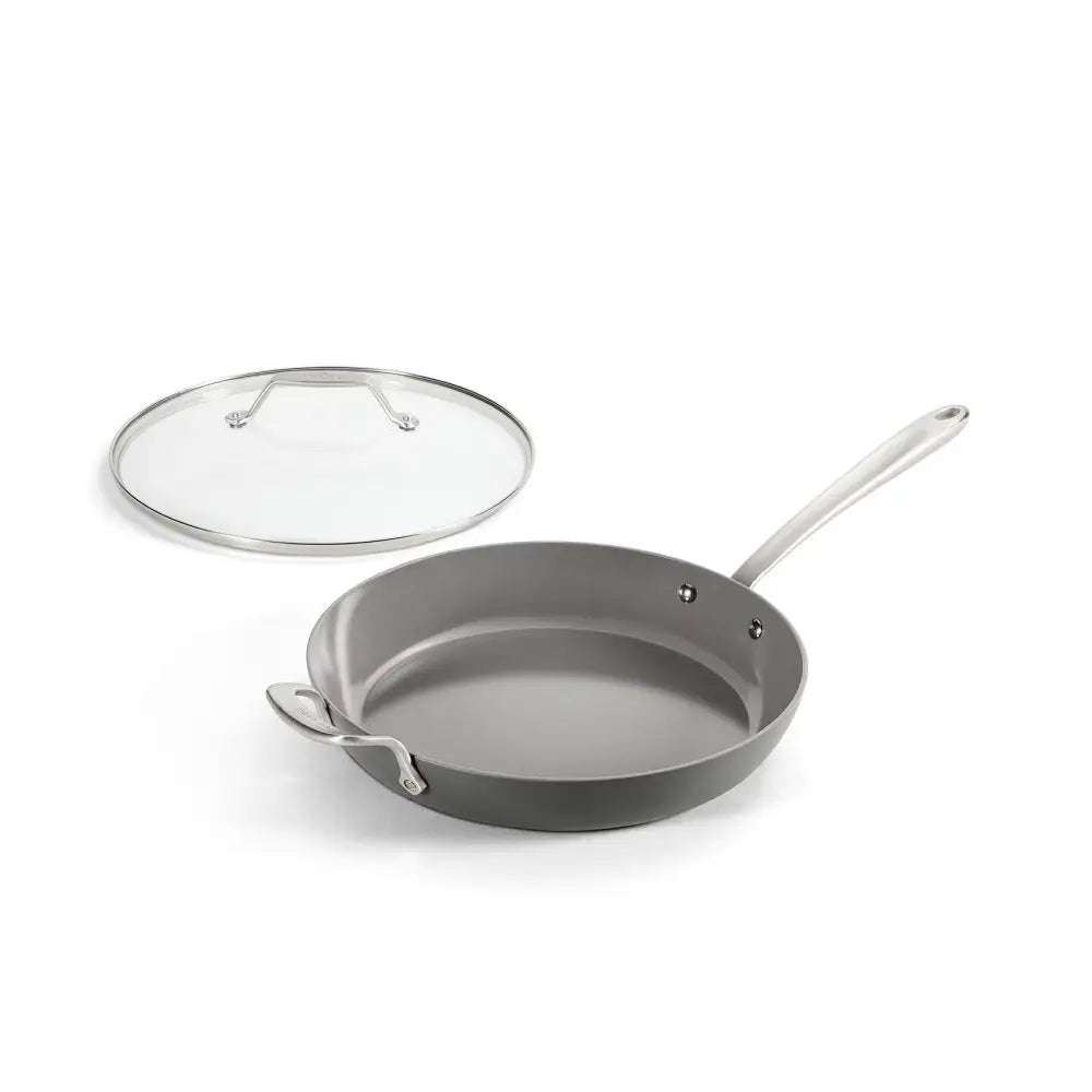 HA1 Ceramic Nonstick, Fry Pan with Lid, 12 inch