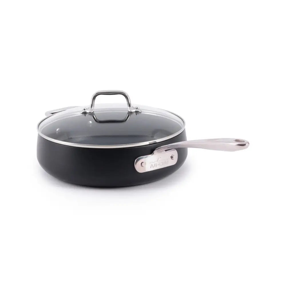 HA1 Expert Cookware, Nonstick Sauté Pan with Lid, 4 quart