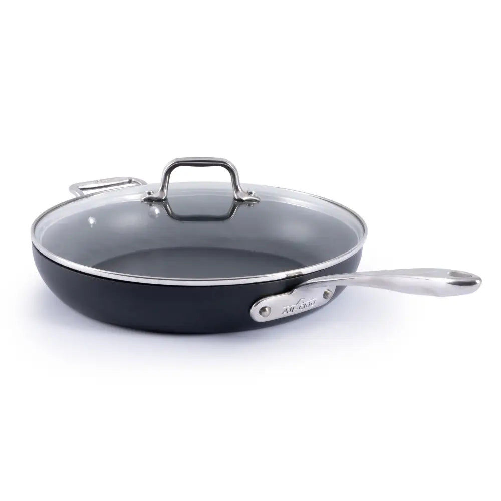 HA1 Expert Cookware, Nonstick Fry Pan with Lid, 12 inch