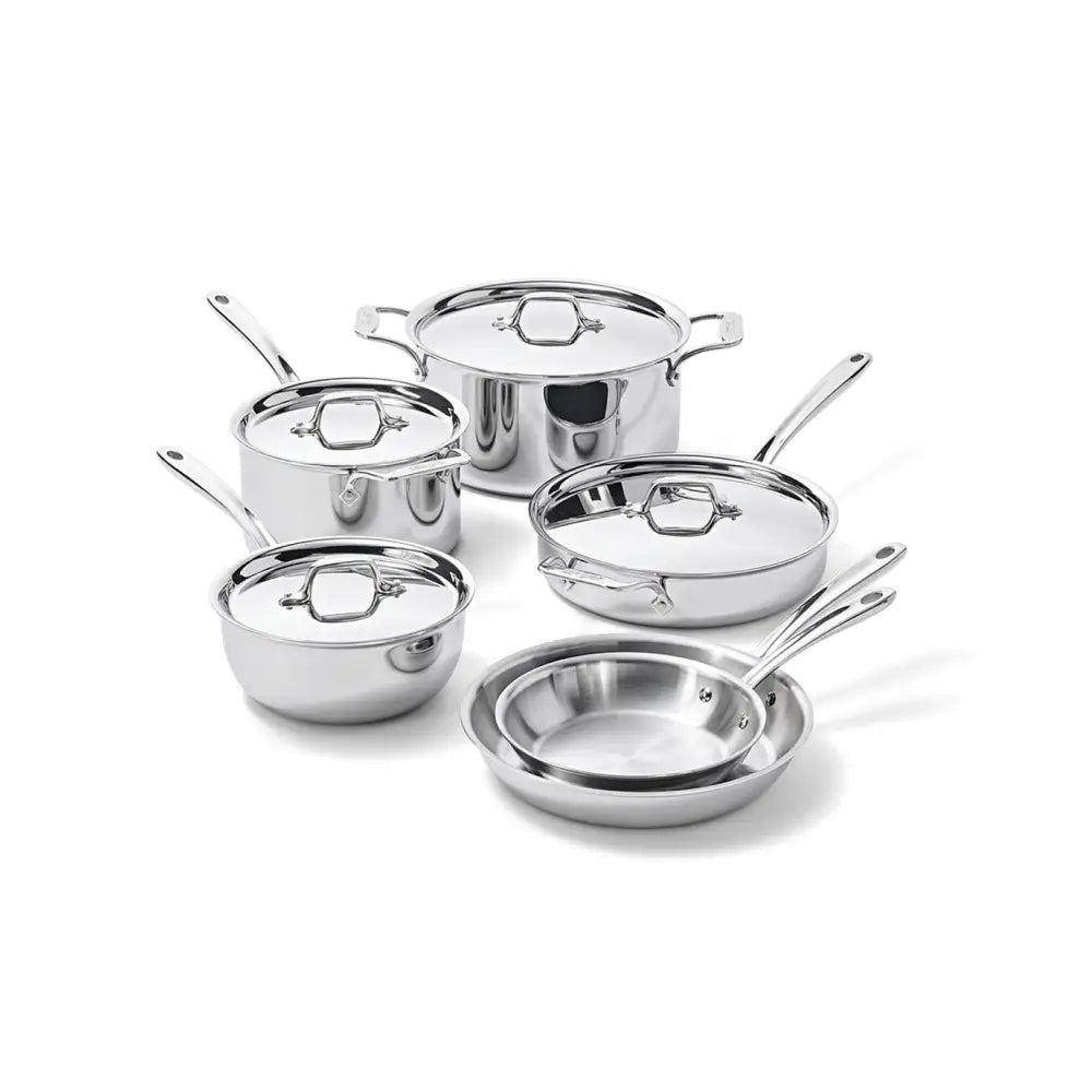 G5® Graphite Core Stainless Steel 5-ply Bonded Cookware, 10 Piece Set
