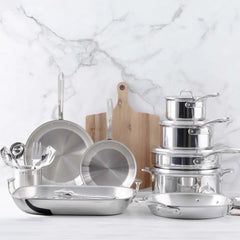 D3 Stainless Everyday 3-ply Bonded Cookware Set, 20 Piece Set