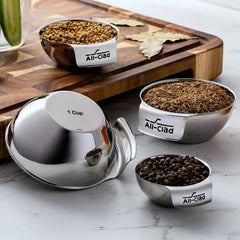 Stainless Steel Mini Measuring Bowl Set; 4 Piece