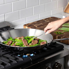 D3 Stainless 3-Ply Bonded Cookware, Wok, 14 inch