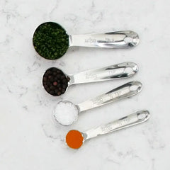 Stainless Steel 4 piece Measuring Spoon Set