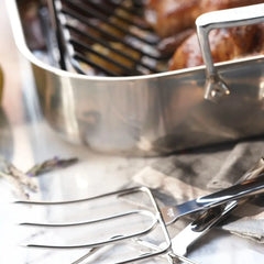 Stainless Steel 2 piece Turkey Fork Set