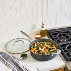 HA1 Ceramic Nonstick, Sauté Pan with Lid, 6 quart