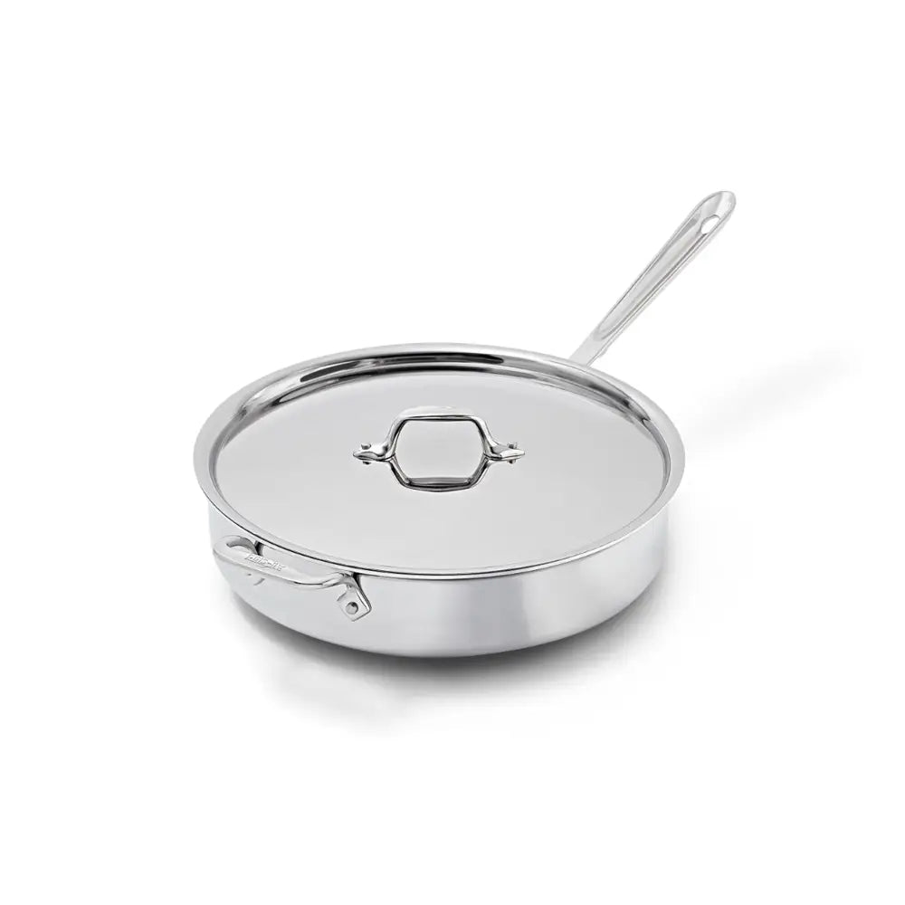 D3 Stainless 3-ply Bonded Cookware Sauté Pan, 5 quart