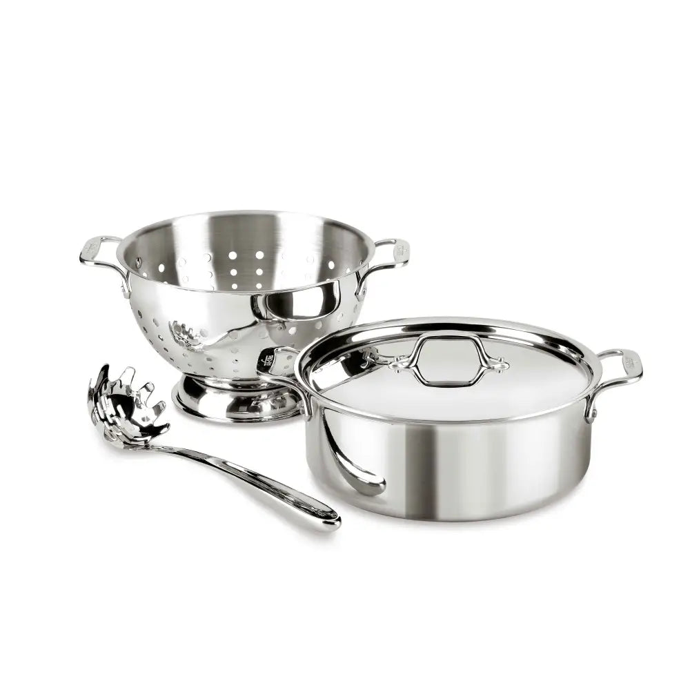 D3 Stainless Everyday 3-ply Bonded Pasta Set, 4 piece