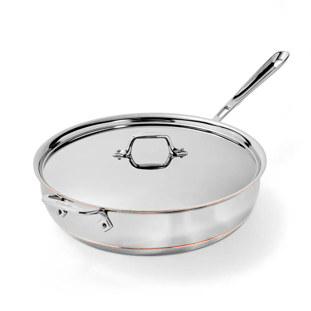 Copper Core 5-ply Bonded Cookware, Essential Pan, 6 quart