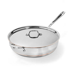 Copper Core 5-ply Bonded Cookware, Essential Pan, 6 quart