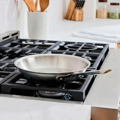 D5 Stainless Brushed 5-ply Bonded Cookware, Fry Pan, 10 inch