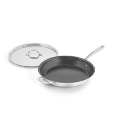 D3 Everyday Pro Nonstick 3-Ply Bonded Cookware, Skillet with Lid, 12.5 inch
