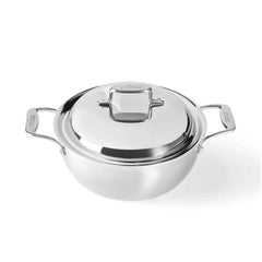 D5 Stainless Brushed 5-ply Bonded Cookware, Dutch Oven, 5.5 quart