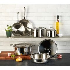 D5 Stainless 5-ply Bonded Cookware Set, 7 piece Set