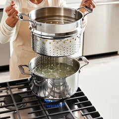 Simply Strain, Stainless Steel Multipot with Insert, 12 Quart