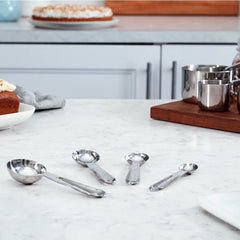 Stainless Steel 4 piece Measuring Spoon Set