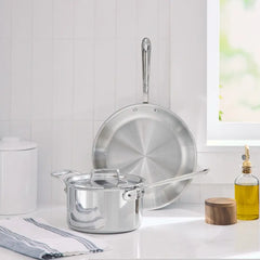 D5 Stainless Polished 5-ply Bonded Cookware Set, 3 Piece Set