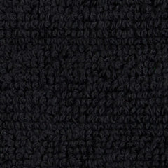 Solid Kitchen Towel Set; Black; 2 pieces