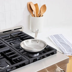 D5 Stainless Brushed 5-ply Bonded Cookware, Fry Pan, 8 inch