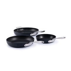 HA1 Expert Cookware, Nonstick 3 Piece Fry Set, 8, 10 &amp; 12 inch