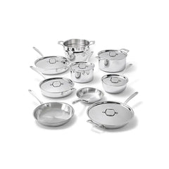 G5® Graphite Core Stainless Steel 5-ply Bonded Cookware, 15 Piece Set