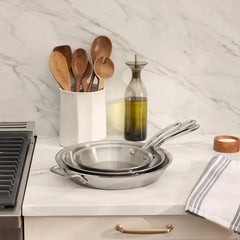 D3® Stainless Everyday 3-ply Bonded Cookware, 3 Piece Set