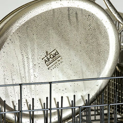 Specialty Cookware, Stainless Steel Oval Roaster with flat rack and lid, 15 inch