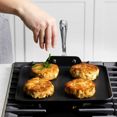 HA1 Expert Cookware, Nonstick Square Griddle, 11 inch